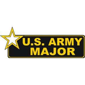  United States Army Major Bumper Sticker Decal 6 