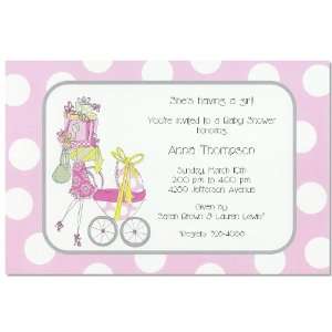  Bearing Gifts Girl Baby Shower Invitations Baby