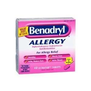  Benadryl Allergy Ultratab Tablets