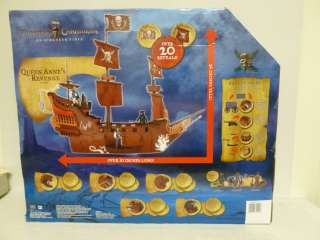   Pirates Of The Caribbean Queen Annes Revenge Playset 63 Pieces  