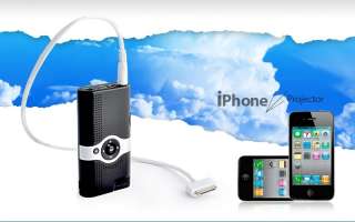   Portable Mini Projector for iPhone 4/ 4S / 3GS / DVD Players/ SD card