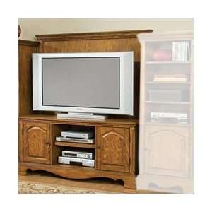   Country Casual 2PC Distressed Oak Entertainment Center
