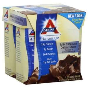  Atkins  Chocolate Delight Shakes (4 pack) Health 