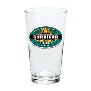  Survivor One World Pint Glass