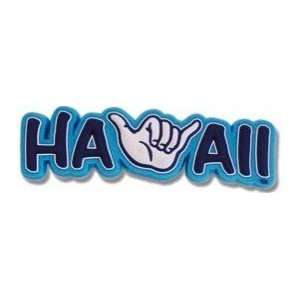  Hawaii PVC Magnet Shaka Hawaii Blue