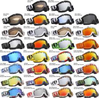 2012 Electric EG1 Cylindrical Snow Ski Snowboard Goggles  