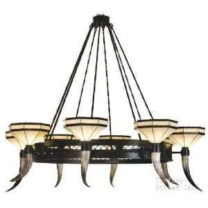 Top Ridge Tiffany Stained Glass Chandelier Lighting Fixture 72 Inches 