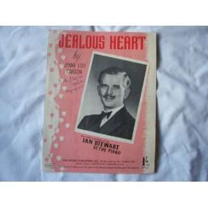 Jealous Heart (Sheet Music) Ian Stewart  Books