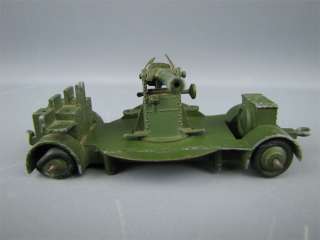 Vintage DINKY TOYS Anti Aircraft Gun w/ 4 Wheel Carrier  