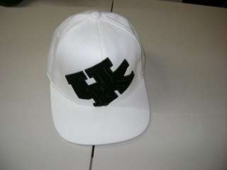 University of Kentucky Cap/Hat Axis UK White Flex Fit S/M Flat Bill 