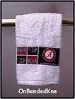 university of alabama crimson tide hand towel ncaa hand crafted