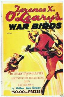 TERENCE O’LEARY’S WAR BIRDS. REPRINT OF APR, 1935 ISSUE  