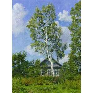  Ilya Yatsenko   Birch Tree Near Dwelling Giclee