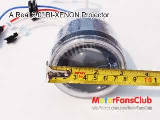 Car BI Xenon H1 H4 H7 Universal HID Projector Lens Kit Angel Eye 
