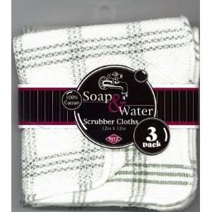  Soap & Water 3 Pk Scour Cloth Fern (3 Pack) Health 