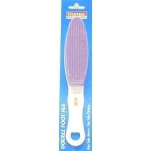  Titania Foot File Double Sided (Blister) (3 Pack) with 