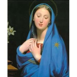   Ingres   32 x 40 inches   Virgin of the Adopt