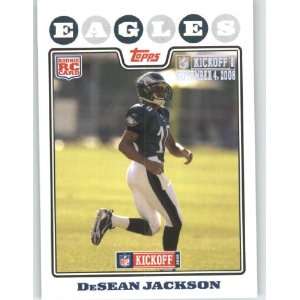  2008 Topps Kickoff #192 DeSean Jackson RC   Philadelphia 