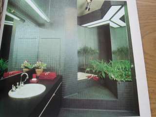 RETRO 1970s BATHROOMS Spas Skylights Storage Space Age  