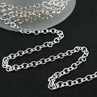STERLING SILVER BULK CHAIN   Strong Cable Oval Link ( P