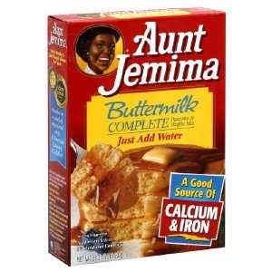 Aunt Jemima Buttermilk Complete Pancake & Waffle Mix, 32 oz (Pack of 6 