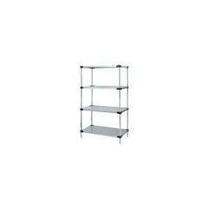  System   86in.H Unit with 4 36in.W x 24in.D Shelves, Model# WR86