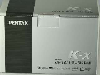 NEW Pentax K X KX W/ 18 55mm 23 PIECE PRO 4 Lens KIT  