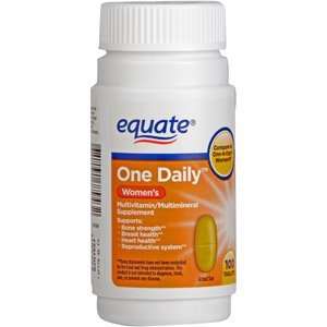 Equate One Daily Womens Multivitamin Multimineral Supplement, 100 