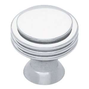  Geometric collection 28mm solid brass knob in polished 