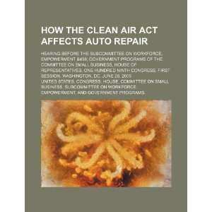 How the Clean Air Act affects auto repair hearing before 