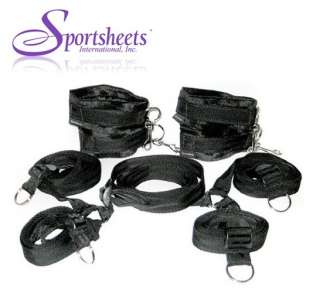 Sportsheets Under Restraint System Cuffs Nylon Velcro Straps FITS ANY 
