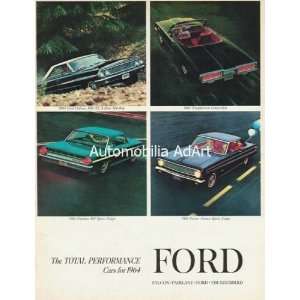  1964 Ford Full Line Sales Brochure (Original) Everything 