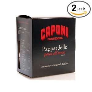 Caponi Pontedera Pappardelle Premium Egg Pasta   .55 lb each  