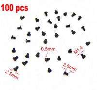 100 Cell Phone Screw M1.4x2.5 Micro Screws Repair Mini  