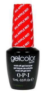 OPI GelColor   Big Apple Red   0.5oz / 15ml   Soak Off Gel Color 