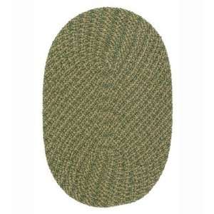  Colonial Mills CX16 Softex Myrtle Green Check Oval Braided 