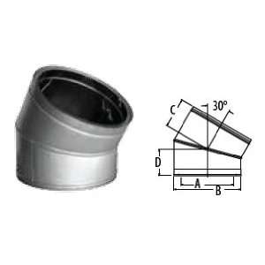  18 DuraTech 30 Degree Stainless Steel Elbow   99566SS 