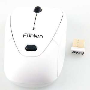  Fuhlen U11 2.4Ghz Wireless Laser Mouse Ivory white 