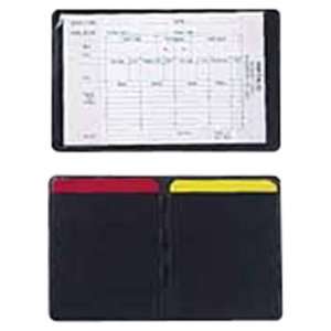  Soccer Referee Warning Cards W/Score Sheets BLACK Sports 