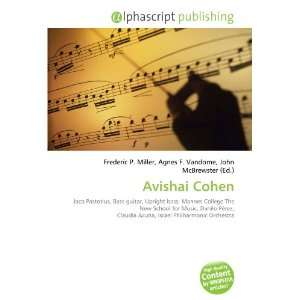  Avishai Cohen (9786132726919) Books