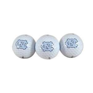  North Carolina Tar Heels NCAA Golf Ball 3 Pack Sports 