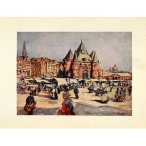  1904 Print Nico Jungmann Art De Waag Amsterdam Holland 