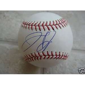  Autographed Jermaine Dye Baseball   Official Ml 