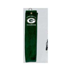   BAY PACKERS SUPER BOWL XLV EMBROIDERED TOWEL 16X25  