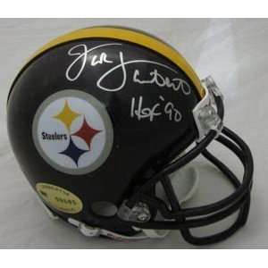 NEW Jack Lambert SIGNED Steelers Mini Helmet