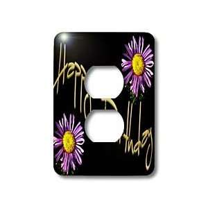   flower, flowers, ice plant, marigold   Light Switch Covers   2 plug