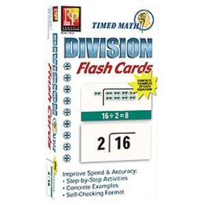  Timed Math Division Flash Cards