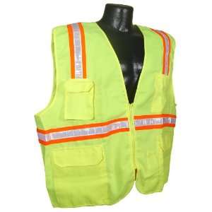 Safety Vest Two Tone Dual Green Large 