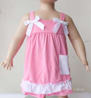 Baby Ruffle Top Dress + Pants Set New Bloomers Nappy Cover 6 18Mts 
