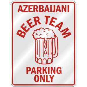 AZERBAIJANI BEER TEAM PARKING ONLY  PARKING SIGN COUNTRY AZERBAIJAN
